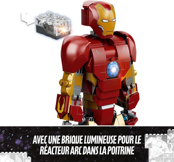 Marvel Iron Man's Leddede Rustning, Samlefigur, Leke for Barn 9 År og Eldre Avengers: Age of Ultron, Infinity Saga Sett