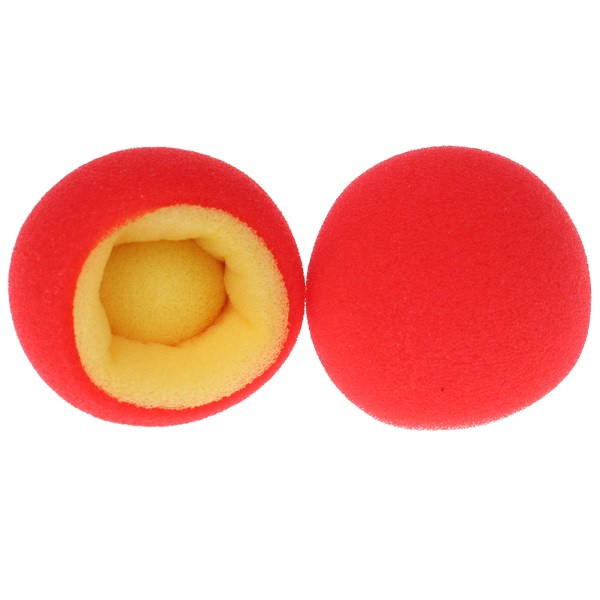 2 st/set Magiska trick Färgväxlande mjuka svampbollar