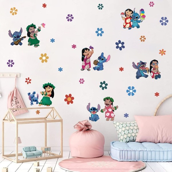 Starbaby Tegneserie Anime Barnerom Bakgrunn Veggdekorasjon Klistremerke PVC Stapley Poster Klistremerke