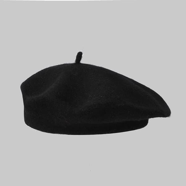 Baskerlue for kvinner | Ull | Margie Beret/Svart