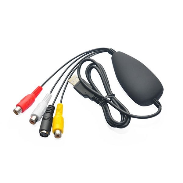 Video Grabber VHS Analog Digital Versjon 2022 | Windows 11+ Ny Programvare | USB 2.0 VHS Konvertering | Konverter Gamle Videobånd til Mpeg Digital Fo