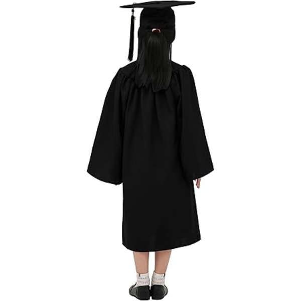 Förskola Mat（33）Barnens examensklänning och examenshatt med 2023-hänge för pojkar och flickor 12 färger