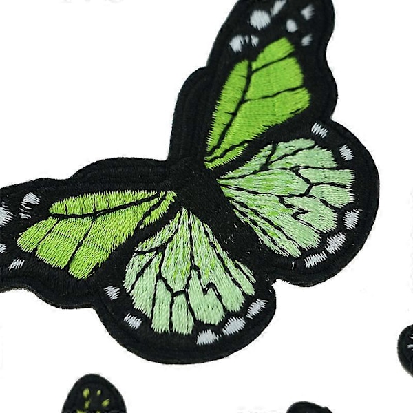 24 st Butterfly Stryk på Patch Fjäril Stryk Patch Sy men