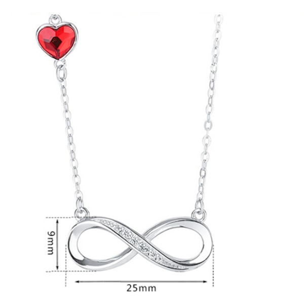 925 Silver Damarmband med Oändlighetssymbol, Justerbart Kärleksarmband för Kvinnor, Damsmycken Julklappar till Kvinnor Födelsedag Mors Dag Mamma Present Infi