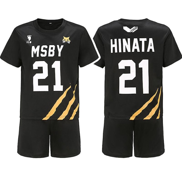 Haikyuu Cosplay kostym Msby Volleyball Club Karasuno High School Shoyo Hinata XXL A12 XL A21