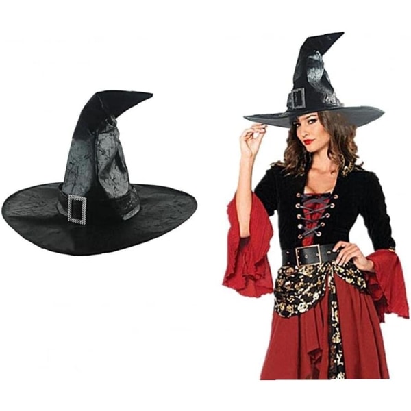 Big Pointy Wizard Hat Kostym Fantasy Cosplay Halloween Party
