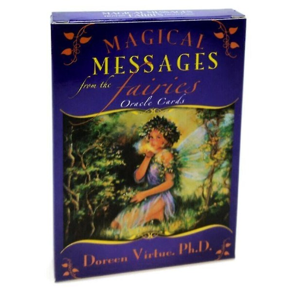 Magiska meddelanden från Fairies Oracle Card av Doreen Virtue Tarot Psych Game