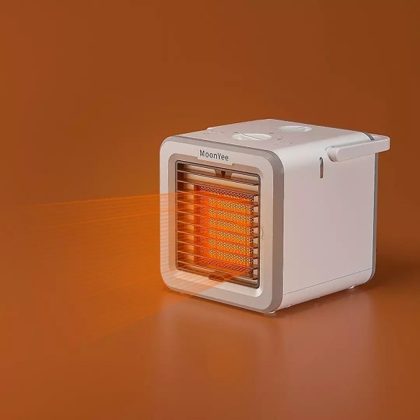 MoonYee 500W 300ml kyl- och värmefläkt Intelligent konstant temperatur skrivbord liten luftkonditionering