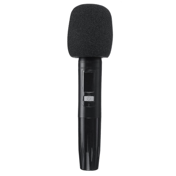 UW-01 UHF trådlöst mikrofonsystem Handhållen LED Karaoke KTV Mic med mottagare