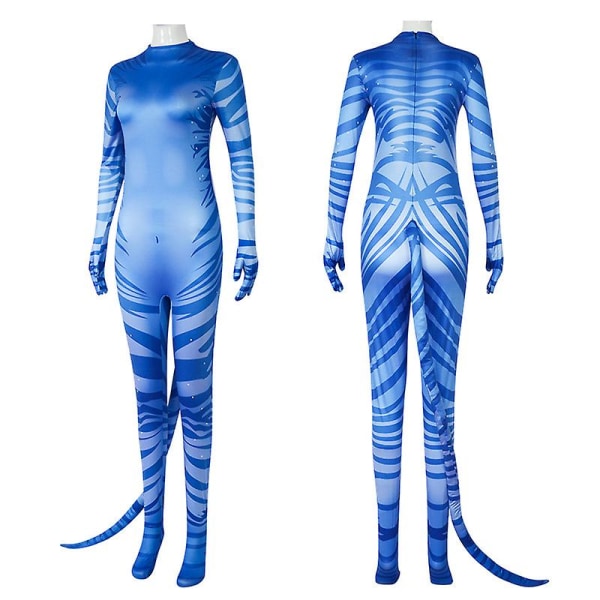 Avatar 2 Way of the Water Cosplay Costume Jumpsuit Combat Model General Women 140cm General Women 140cm