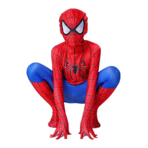 Barn Pojkar Halloween Spider-Man Cosplay Party Kostym Jumpsuits J 120cm B 150cm