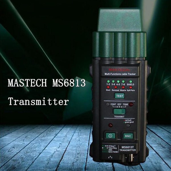 Mastech Ms6813 Nätverkskabel Telefonlinje Tester Detektor Sändare Rj45