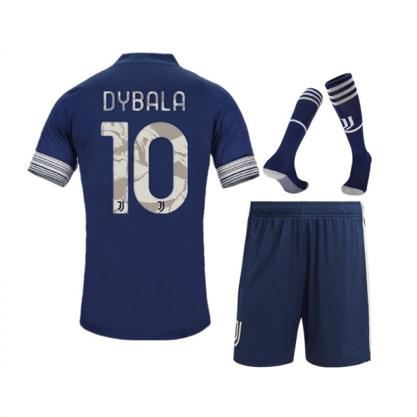 2021 Juventus Hemma och Borta nr 10 Dybala Barn Vuxna Fotbollströja Träningströja Suit 24