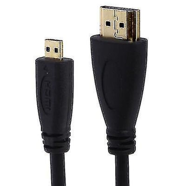 1,5 m Micro HDMI till HDMI 19-stiftskabel, 1,4 version (svart)