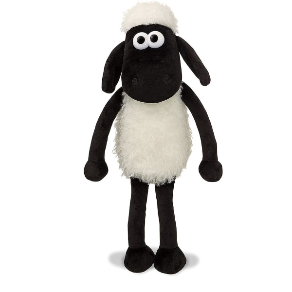 Shaun the Sheep 61173 8-tums plyschgos, svart och vit,