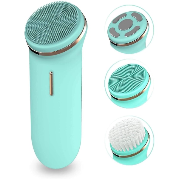 Sonic Vibrating Ansiktsrengöringsborste,ems Micro Current Face Massager Beauty Device,ipx7 Vattentät