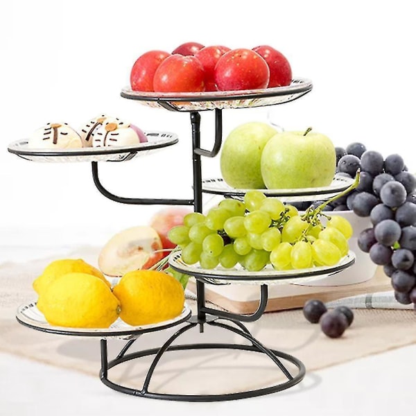 Multi fruktbricka Snackställ Tårtställ för vardagsrum och tillbehör|tallrikar