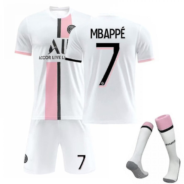 Mbappe Jersey 21-22 New Season Paris fotboll T-shirts Jersey Set 22