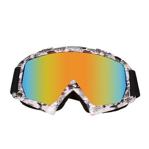 Anti-UV Dust Snow Glasögon Glasögon För Motorcykel Motocross Ski Racing