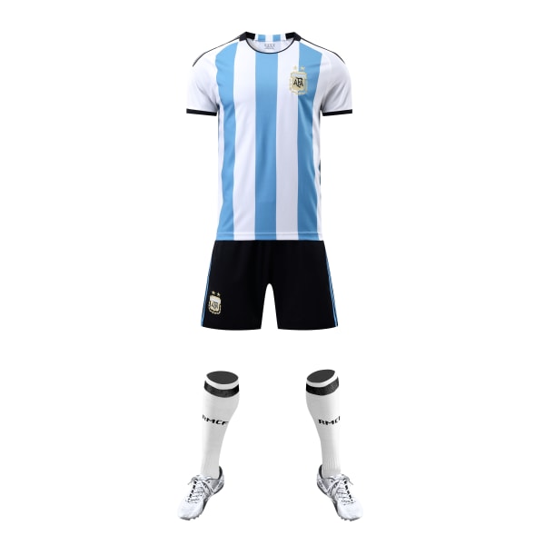 22-23 Argentina Hem Barn Vuxen Jersey Träningströja J.Alvarez NO.9 Di Maria NO.11 18