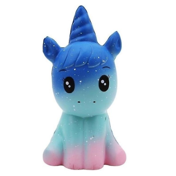 Pu Slow Rebound Toy Little Beauty Unicorn blue