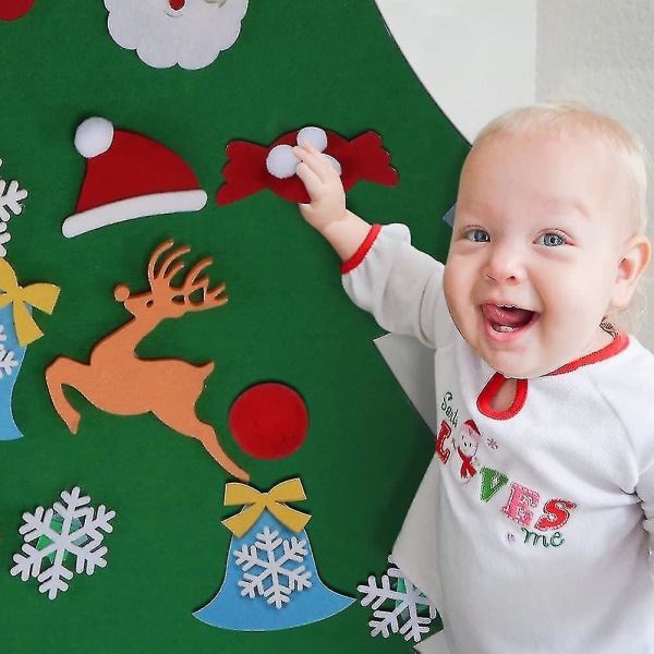 Gör-det-själv set med prydnadsföremål för barn, julklappar, nyårsdörrar för vägghängande dekorationer