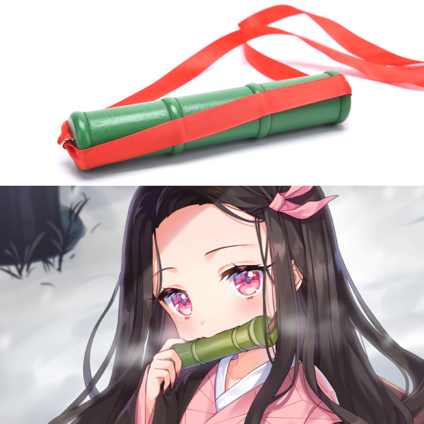 Anime Demon Slayer Sealing Stick Cosplay Props Girls Bamboo