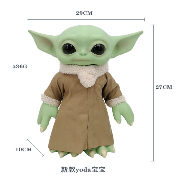 Yoda dockor barnleksaker Manlodas Yoda leksaker utomjordingar prydnadsföremål 28CM