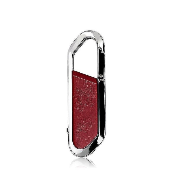 MicroDrive 64GB USB 2.0 Creative Carabiner Metall USB -minnen U Disk (röd)