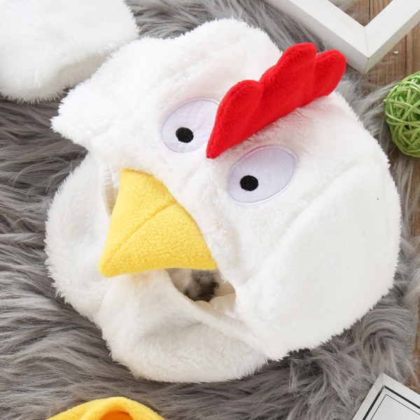 Halloween Baby Rooster Costume Chicken Romper Cosplay kostym 18-24M 12-18M