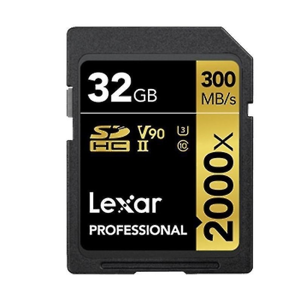 Lexar SD-2000x höghastighets SD-kort SLR-kamera minneskort, kapacitet: 32GB