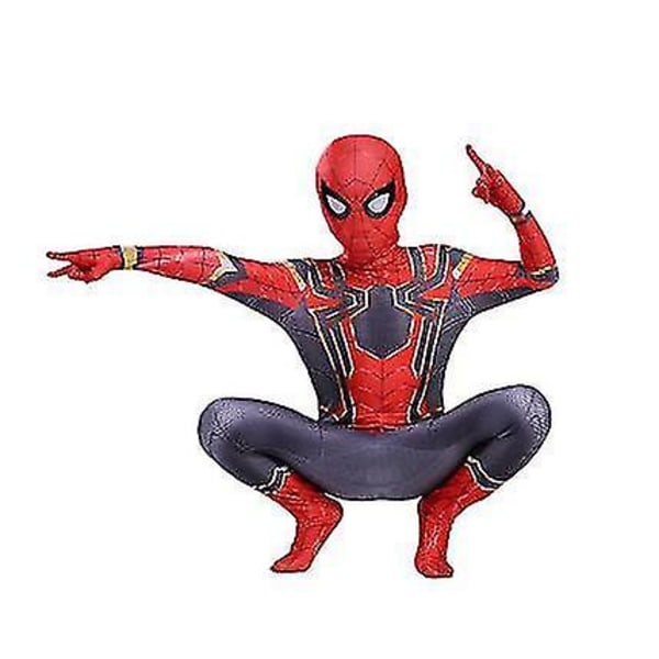Barns Spider-man Iron Man kostym Cosplay Panther Venom Jumpsuit.