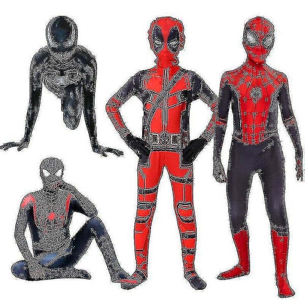 Kids Venom Superhero Costume D Spider man