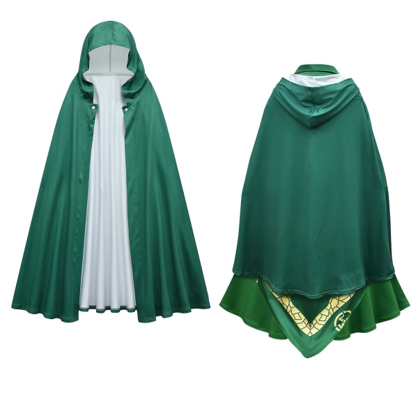 Winifred Sanderson Kostym för tjejer Häxa Halloween Cosplay Green 150cm Red 130cm