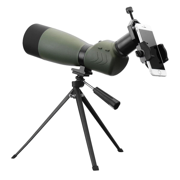 25-75x70 utomhuszoom monokulär HD-optisk fågelspottteleskop med stativtelefonhållare