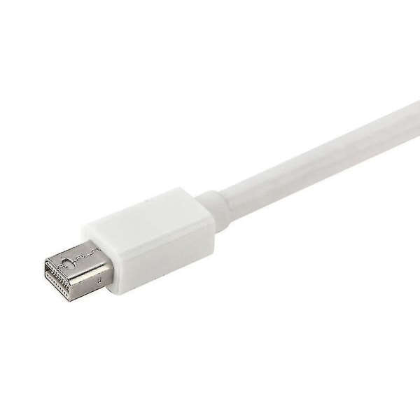 Mini DisplayPort hane till HDMI + VGA + DVI hona adapter konverterkabel för Mac Book Pro Air, kabel