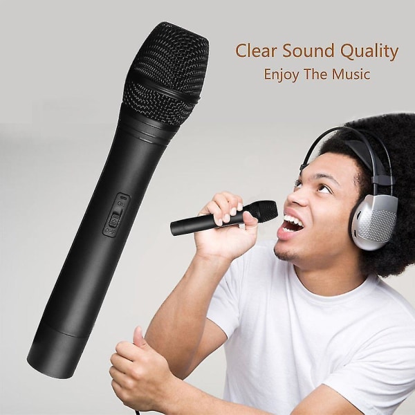 Professionell trådlös mikrofon hem karaoke mikrofon sändarsystem