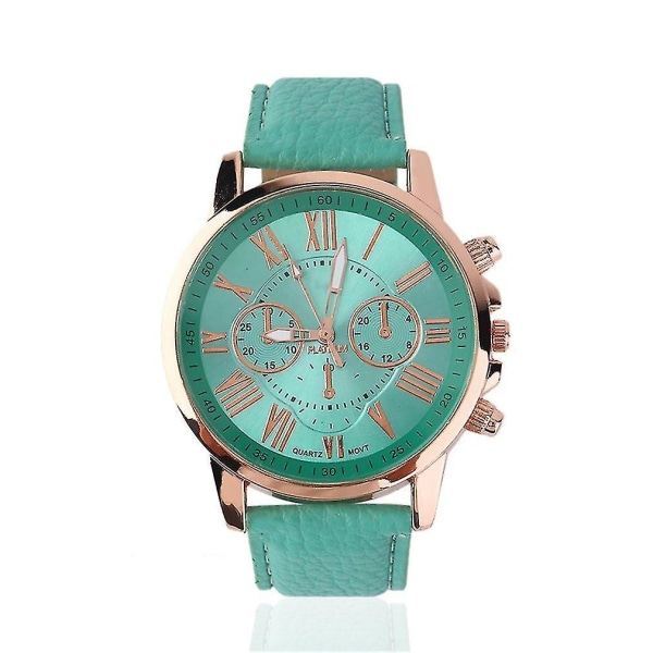 Universal Casual Snygga siffror Pu Läderlegering Quartz Watch Accessoar