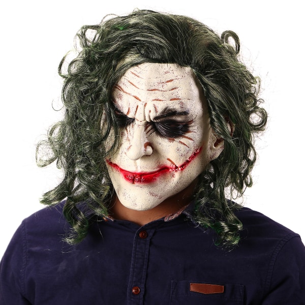 Halloween Skräckmask Läskig kostym Fest Cosplay Clown Joker Mask Jason