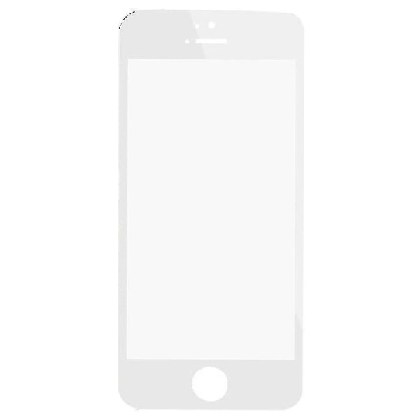 10 st för iPhone 5C främre skärm yttre glaslins (vit)