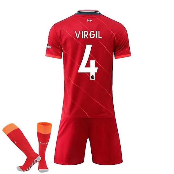 Virgil Van Dijk fotbollströja set vuxen herrtröja 2021 L