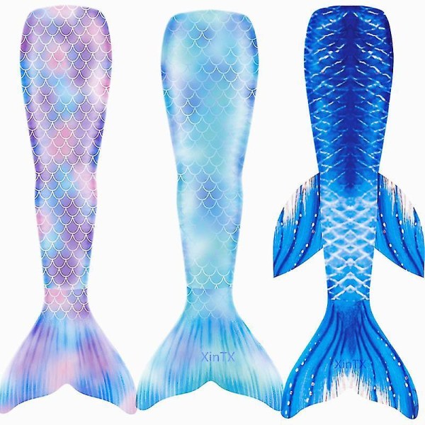 2020 New! Little Mermaid Tails kan lägga till monofin badkläder för barn Vuxna Sommarklänning Simmable Suit M NO Monofin17