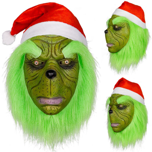 How the Grinch Stole Mask Games Halloween Cosplay Party rekvisita