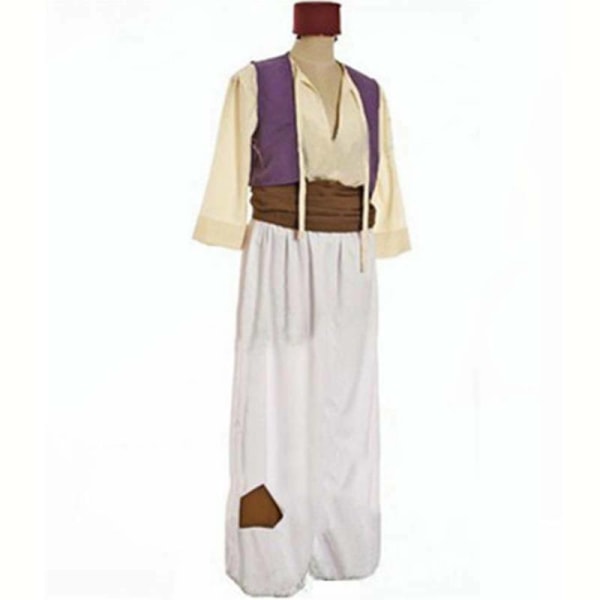 Arabisk prins Aladdin för herrkostym Halloween Cosplay XL L