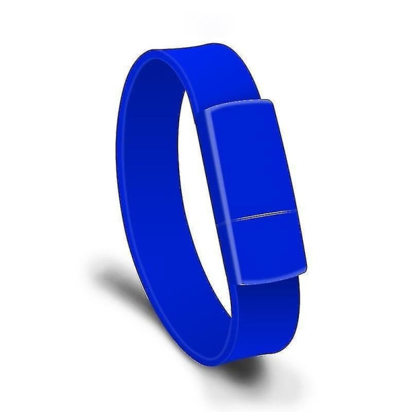 MicroDrive 4GB USB 2.0 Fashion Armband Armband U Disk (blå)