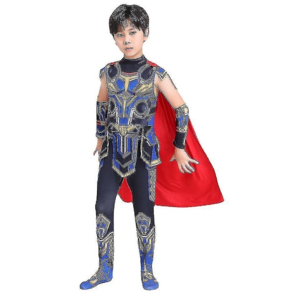 Thor Love and Thunder Barndräkt Halloween Jumpsuit Outfit V