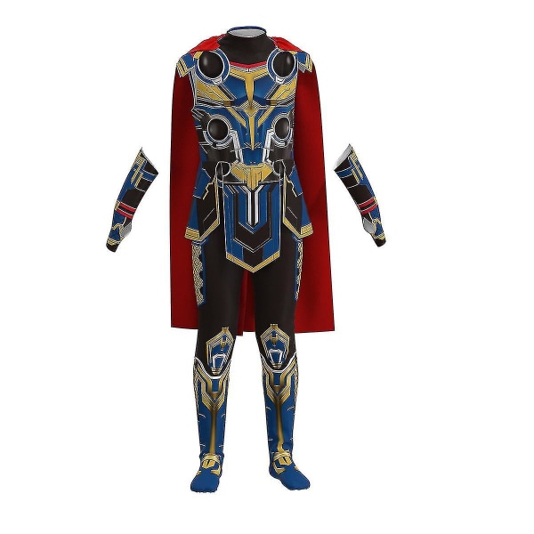 Thor Love And Thunder Barn Vuxen Kostym Halloween Cosplay Jumpsuit Cloak Outfit-1 Thor Women Adults L 170 Thor Men Adults M 160