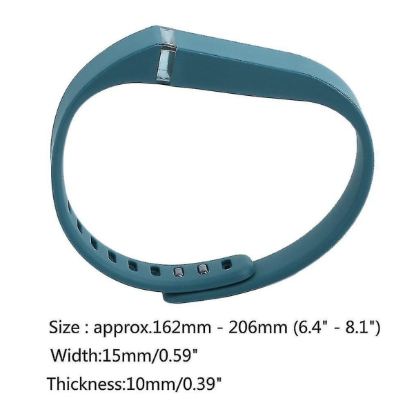 Stort och litet utbytesarmband & spänne för Fitbit Flex-armband