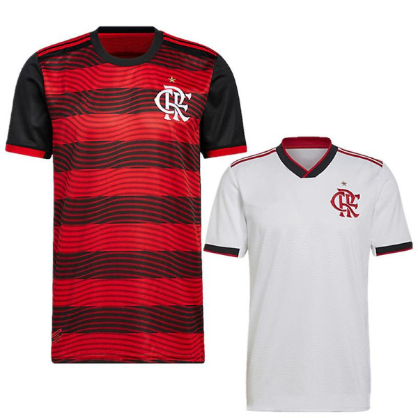 22-23 Brasilien Flamengo T-shirt fotbollströja Vuxna pojkar XXL red 20 kids white