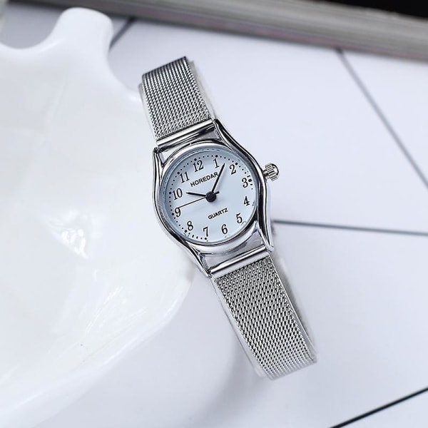 HOREDAR 3079 Full Steel Liten Urtavla Watch Elegant Design Quartz
